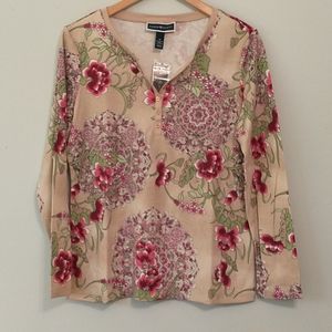 Karen Scott Long Sleeve T - NWT